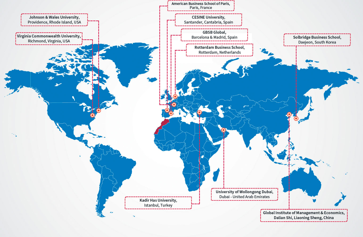 IIHEM Partner Universities