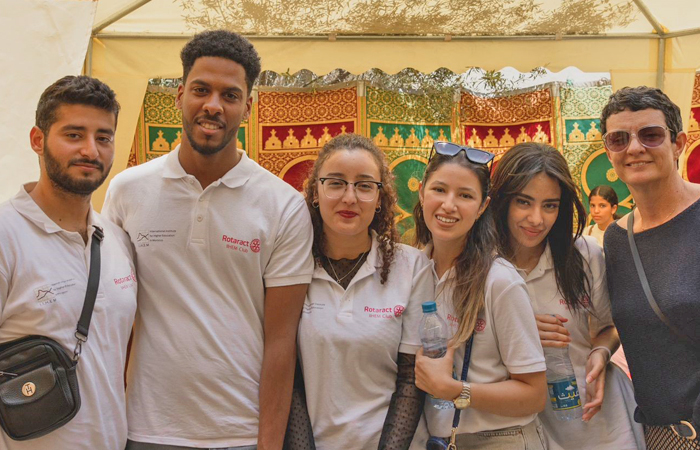 Le Club Rotaract IIHEM et le Club Interact du Groupe Scolaire Atlas en visite à l’orphelinat « Dar Taliba » à Tamesna